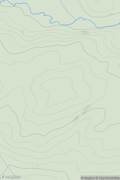 Thumbnail image for Bryncoch [Aberystwyth to Welshpool] showing contour plot for surrounding peak